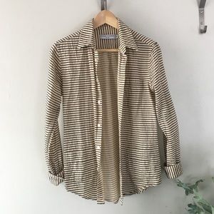 Opening ceremony button up chore shirt 100% cotton